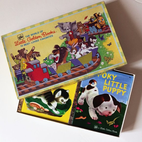 Little Golden Books Other - Little Golden Book Complete 10 Story Set USED Vintage